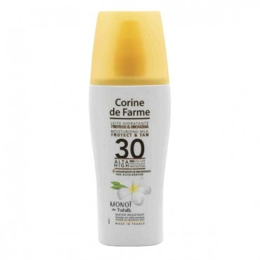 Corine de Farme - Spray Protector Solar y Acelerador del Bronceado SPF30 - 150ml