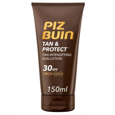 Piz Buin - Loción Solar Tan & Protect Intensificadora del Bronceado - SPF30 - 150ml