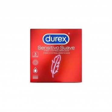 Durex - Preservativos Sensitivo Suave  - 3 unidades