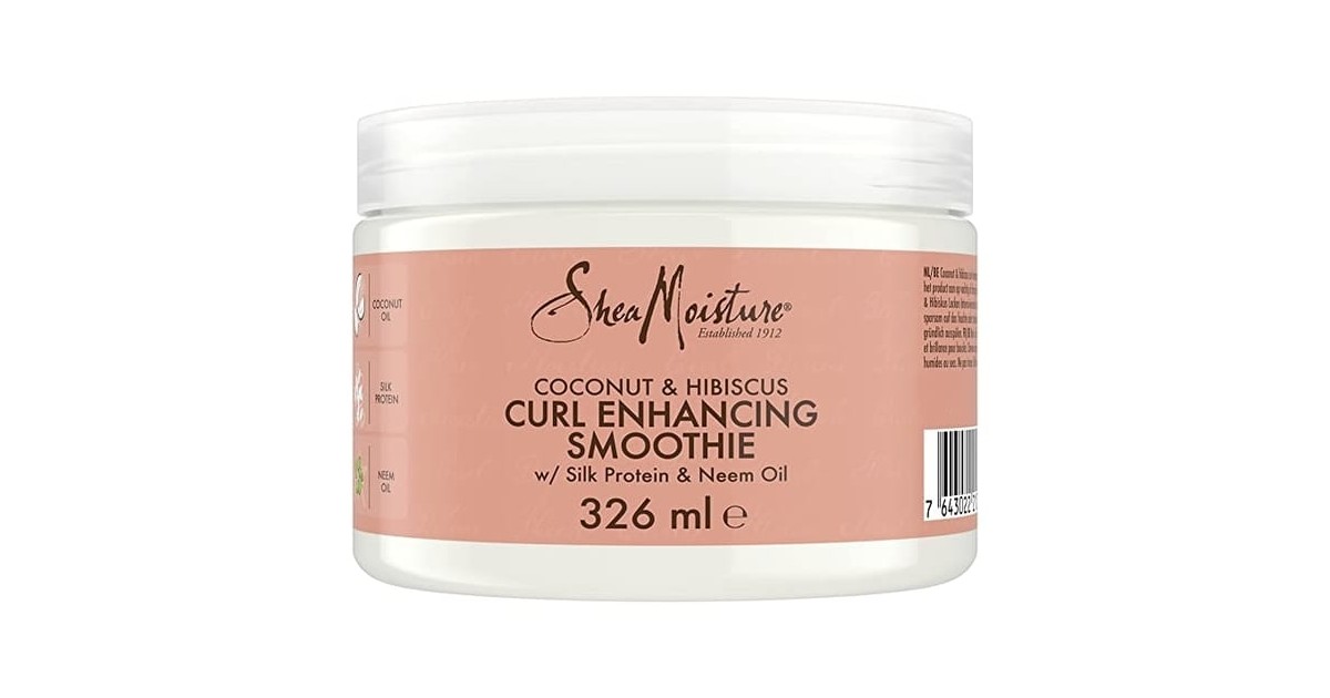 Shea Moisture - Crema de peinado para rizos - Coco & Hibisco - 326ml