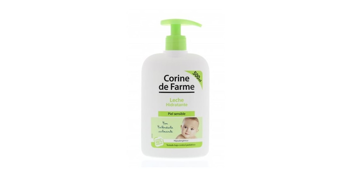 Corine de Farme - Leche Hidratante Bebé - Piel Sensible - Caléndula - 500ml
