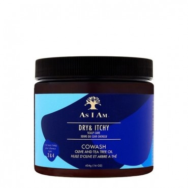 As I Am - Cowash - Dry & Itchy - Oliva y Árbol del Té - 454 gramos