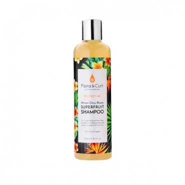 Flora & Curl - Champú Revitalizante - African Citrus Superfruit - Pelo Seco - 300ml