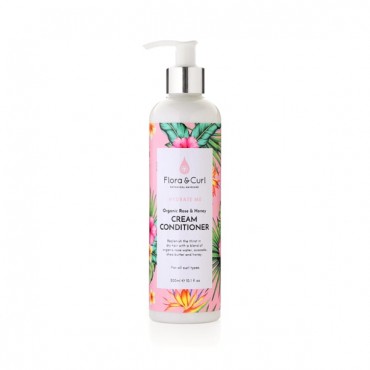 Flora & Curl - Acondicionador - Rose & Honey - Cabello Seco - 300ml