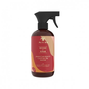 As I Am - Agua Hidratante Rizos - Aceite de Ricino Negro de Jamaica - 473ml