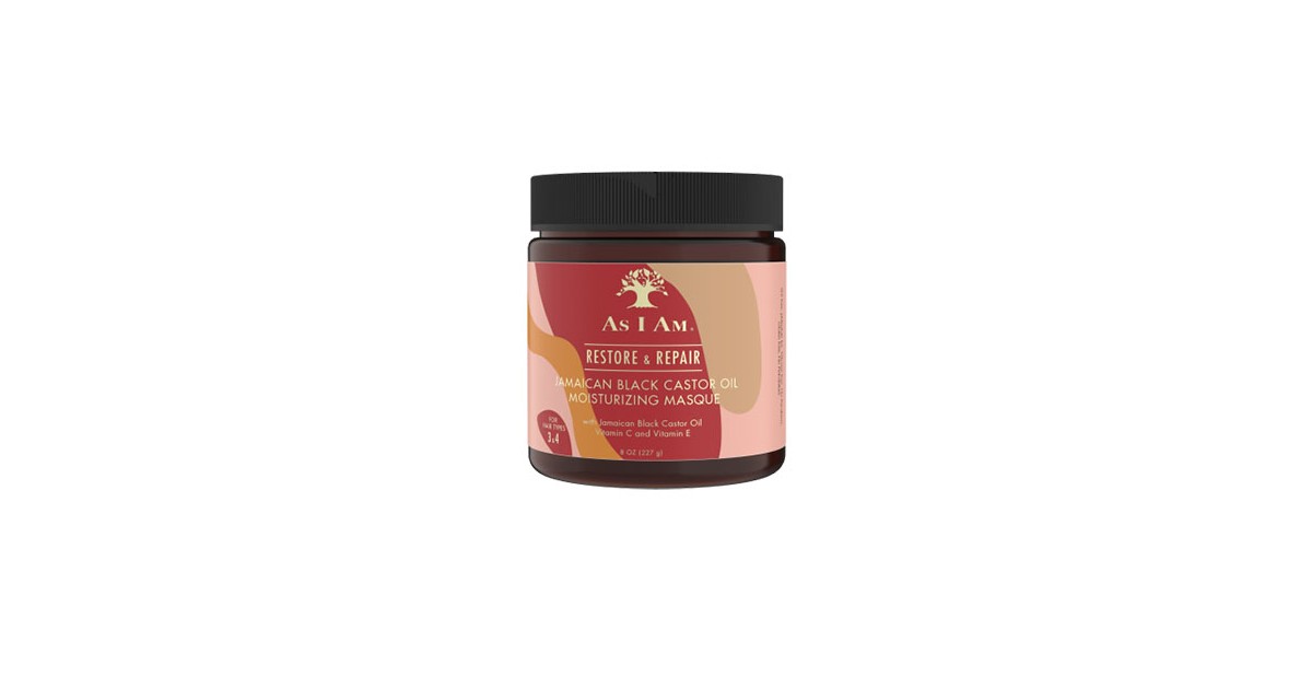 As I Aam - Mascarilla Ultrahidratante - Aceite de Ricino Negro de Jamaica - 227gr