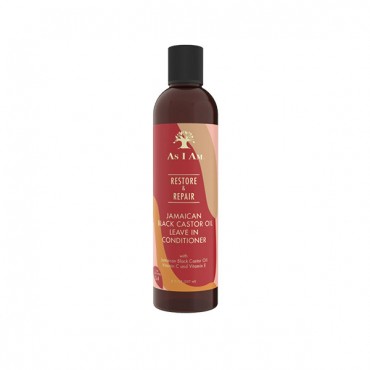 As I Am - Acondicionador Leave-In - Aceite de Ricino Negro de Jamaica - 237ml