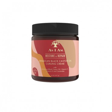 As I Am - Curling Cream - Aceite de Ricino Negro de Jamaica - 227gr