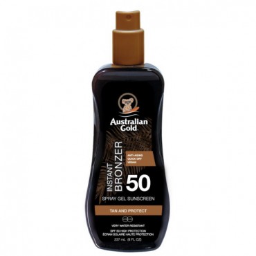 Australian Gold - Spray Gel Bronceador - SPF50 - 237ml