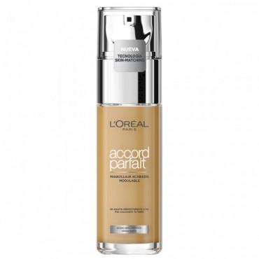L'Oréal París - Base de Maquillaje - Accord Parfait - 4D: Golden Natural - 30ml