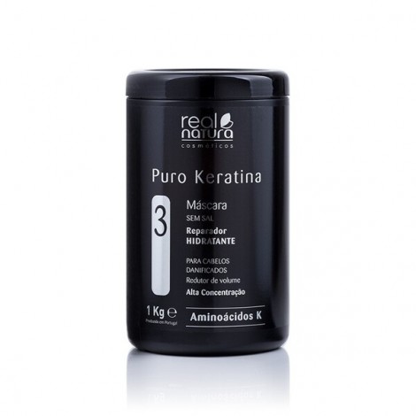 Real Natura - Mascarilla Sin Sal - Pura Keratina - 1Kg