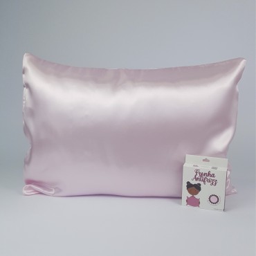 Funda de almohada de satén - Anti Frizz - Rosa Pastel