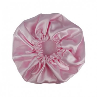 Gorro de Satén Antifrizz - Rosa Pastel