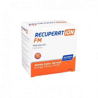 Recuperat-ion - Bebida Hipotónica - Sabor Naranja - 20 sticks