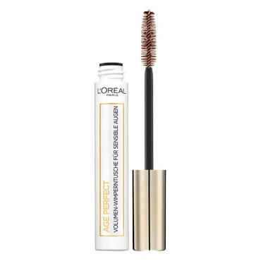 L'Oréal París - Máscara de Pestañas - Ages Perfect - Ojos Sensibles - Marrón