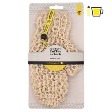 Beter - Guante exfoliante de sisal - Coffee O´clock