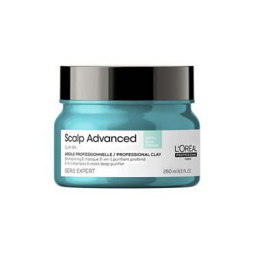 L'Oréal Professionnel - Arcilla 2-en-1 - Champú y Mascarilla - Scalp Advanced - 500ml