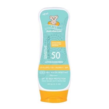 Australian Gold - Protector Solar Niños SPF50 - Sensitive Sun Protection - 237ml