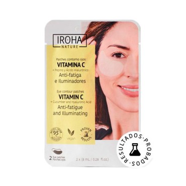 Iroha Nature - Parches Anti Fatiga - Bolsas y Ojeras - Vit C