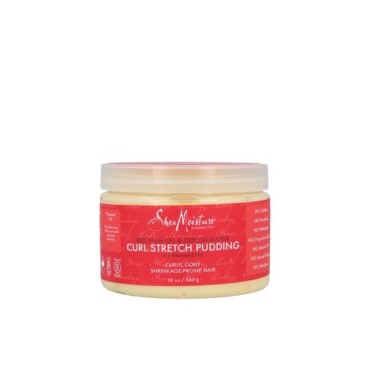 Shea Moisture - Crema de peinado - Curl Stretch Pudding - Aceite de palma roja y manteca de cacao - 340gr