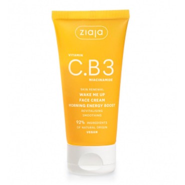 Ziaja - Crema Facial Día - Vitamina C. B3 Niacinamida - Wake Me Up - 50ml