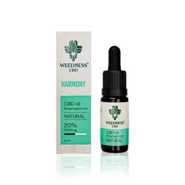 Weedness CBD - Aceite 20% CBD - Amplio Espectro - Natural - 10ml