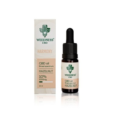 Weedness CBD - Aceite 10% CBD - Amplio Espectro - Avellana  - 10ml