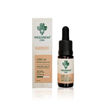 Weedness CBD - Aceite 20% CBD - Amplio Espectro - Avellana - 10ml