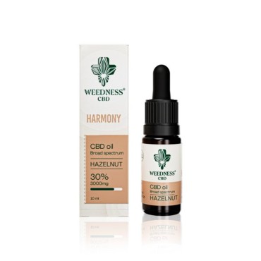 Weedness CBD - Aceite 30% CBD - Amplio Espectro - Avellana - 10ml