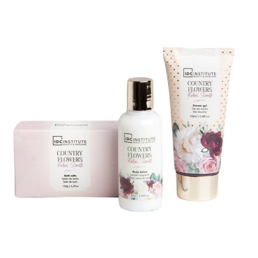 IDC Institute - Set de Regalo - Country Flowers - 3 Productos