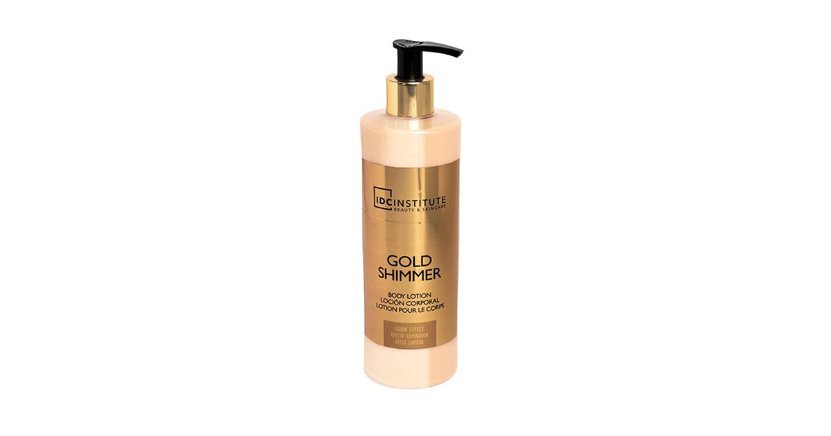 IDC Institute - Loción Corporal Hidratante - Gold Shimmer - 400ml