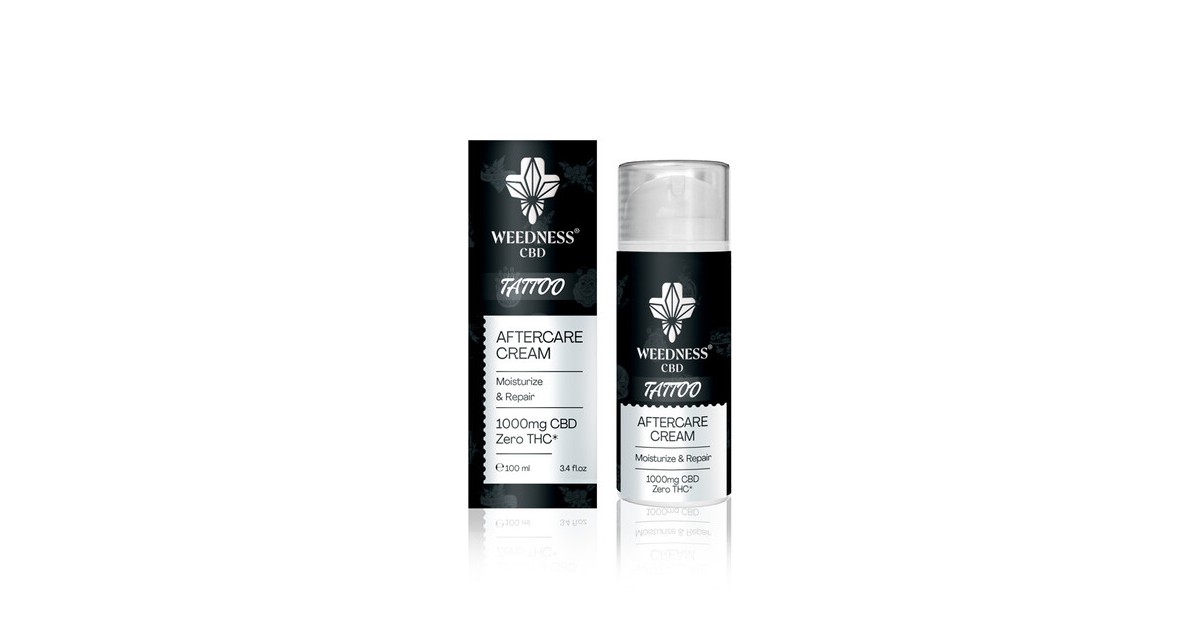 Weedness CBD - Crema Reparadora Tatuajes - CBD - 100ml