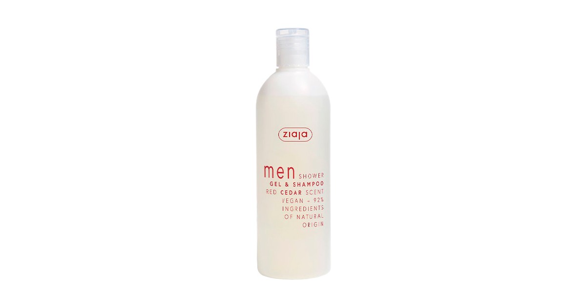 Ziaja - Gel de ducha y Champú - Men - Red Cedar - 400ml