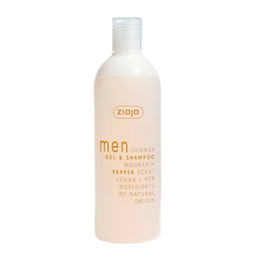 Ziaja - Gel de Ducha y Champú - Men - Mountain Pepper - 400ml