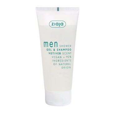 Ziaja - Gel de Ducha y Champú - Men - Vetiver - 200ml