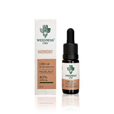 Weedness CBD - Aceite 40% CBD - Amplio Espectro - Avellana - 10ml