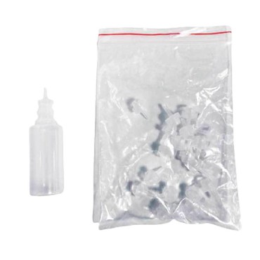 MQ Beauty - Neceser transparente + 24 botellas de 15ml