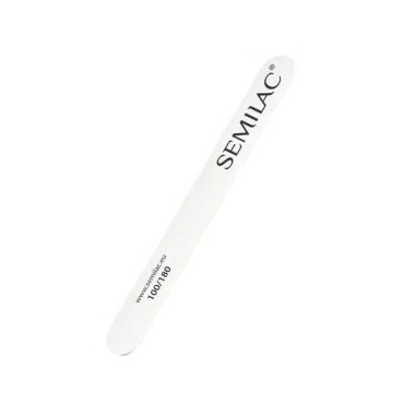 Lima fina recta blanca 100/180