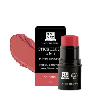Colorete en Stick 3 en 1 - Coral