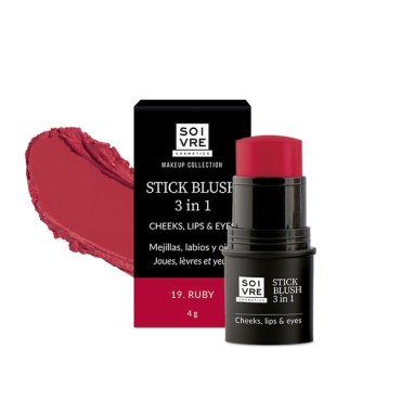 Colorete en Stick 3 en 1 - Ruby