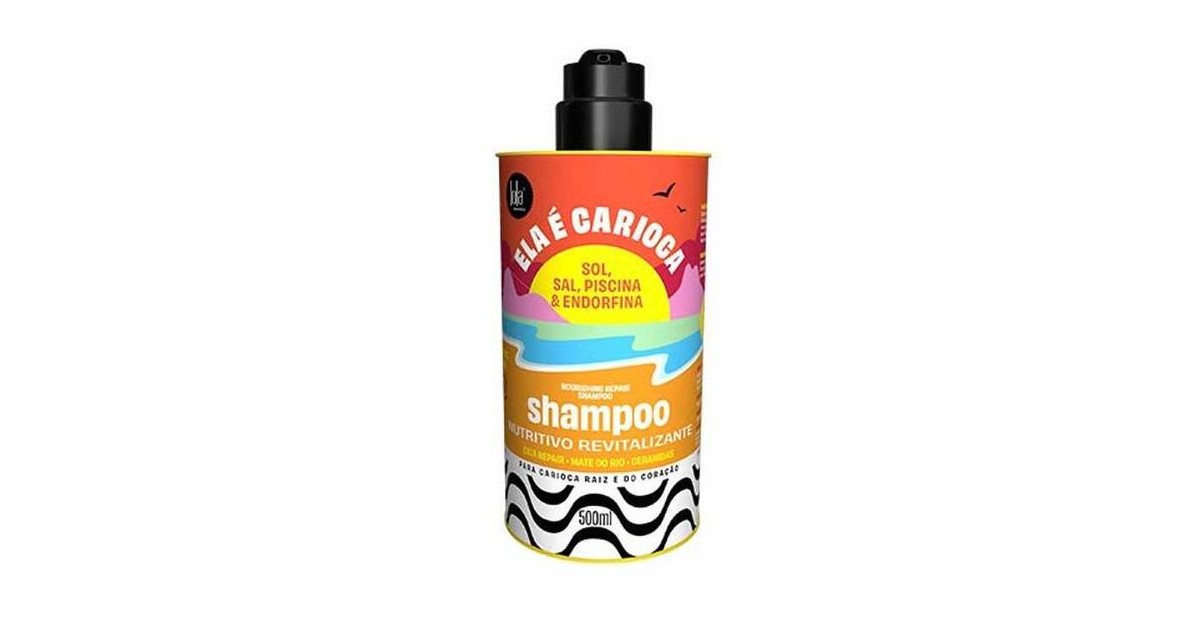 Champú nutritivo revitalizante Ela É Carioca