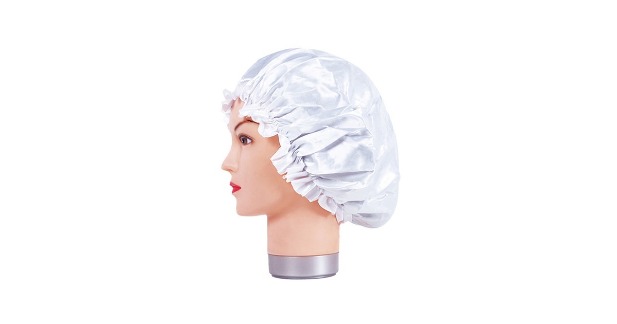 Gorro de Satén Anti-frizz - Blanco