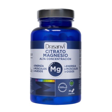 Mineral Citrato Magnesio Alta Concentración 220mg - 90 comprimidos