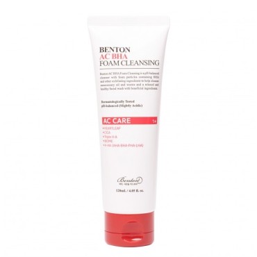 Gel limpiador AC BHA para pieles grasas - 120ml