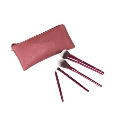 Set de brochas Luxury Burgundy