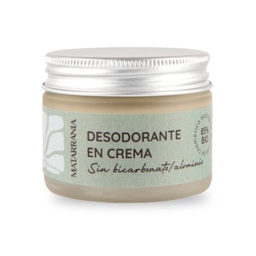 85% Bio - Desodorante en crema sin bicarbonato y sin aluminio - 30ml
