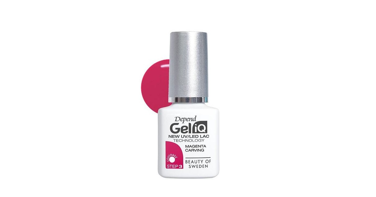 Esmalte de uñas Gel iQ [Step 3] - Magenta Carving - 5ml