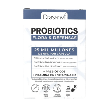 Probioticos Flora&Defensas – 20 cápsulas